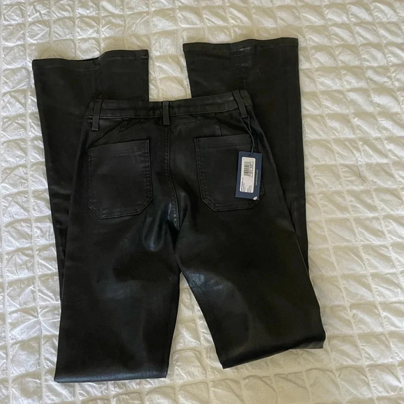 Ramy Brook black coated bootcut flare Matilda jeans - Picture 12 of 14